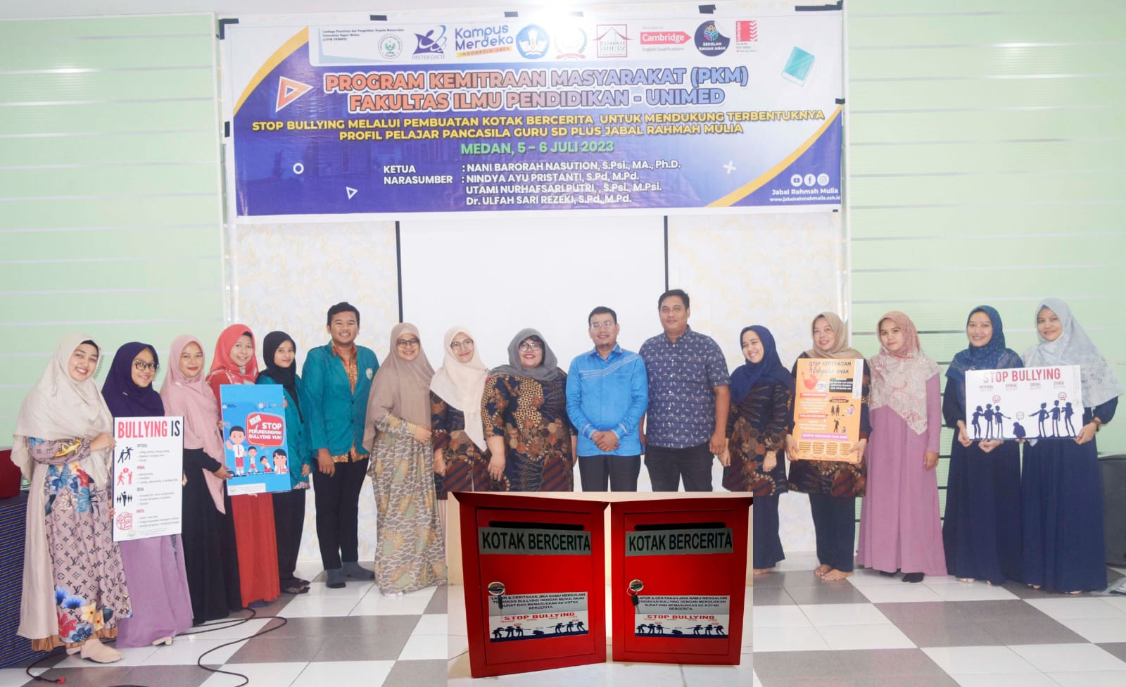 Tim Dosen Unimed Edukasi Guru SD Plus Jabal Rahmah Mulia Cegah Bullying