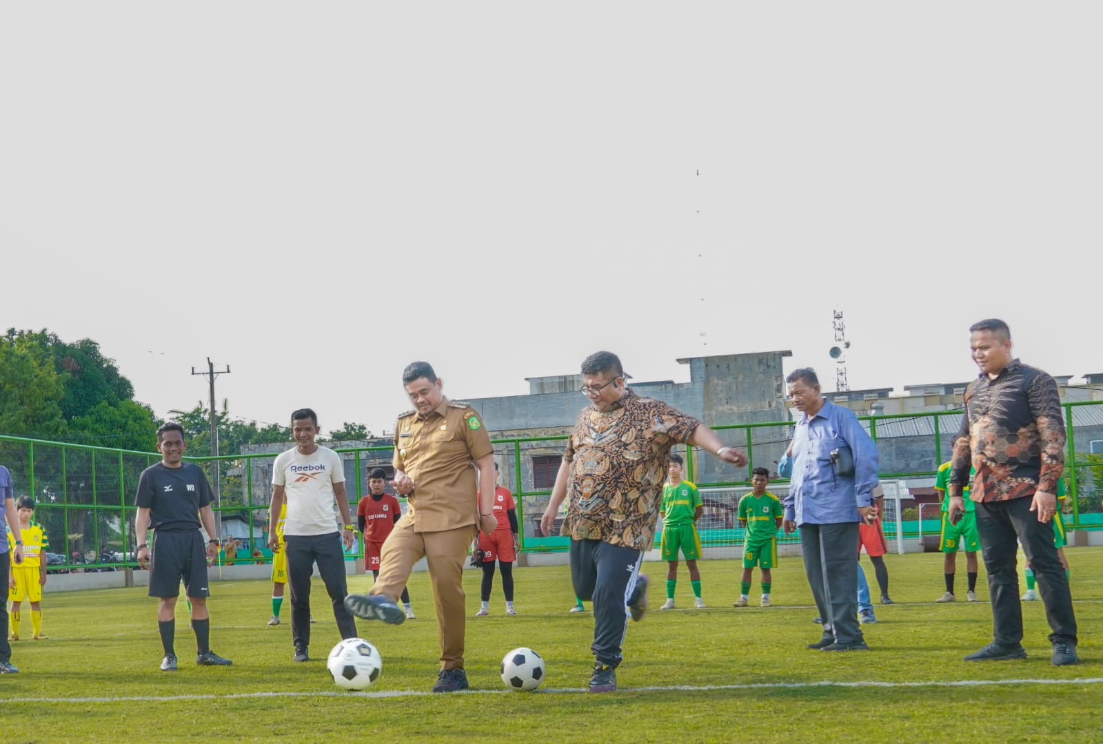 Bobby Nasution Resmikan Lapangan Gajah Mada, Wujudkan Generasi Muda Berkualitas & Berprestasi