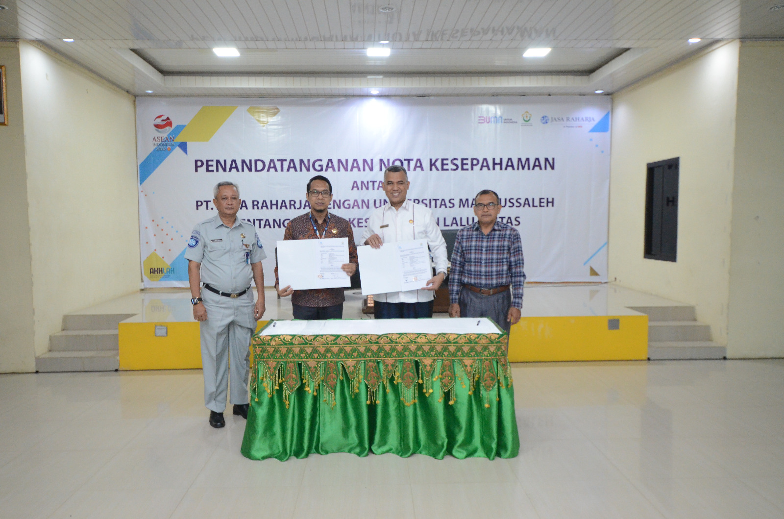 Jasa Raharja Peduli Pendidikan, Univeristas Malikussaleh Menjalin Kerja Sama