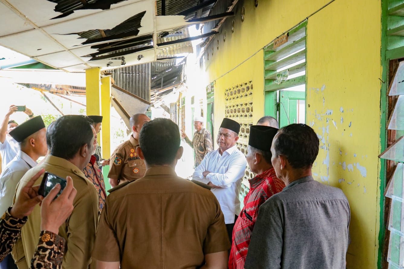 Pemkab Sergai Akan Kembali Bangun Sekolah Al Washliyah Yang Terbakar