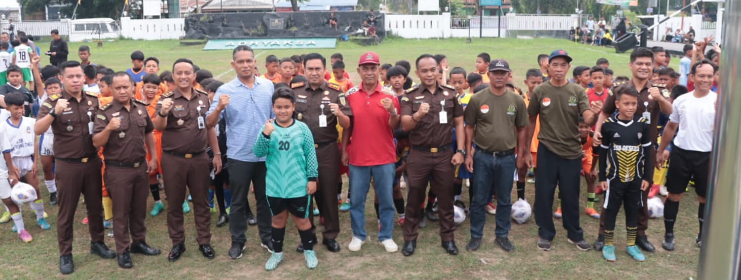 Kejari Sergai Gelar Turnamen Sepakbola U12 Diikuti 24 Tim