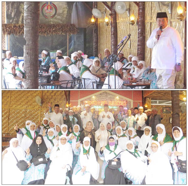 Rindu Masakan Kampung, Wakil Bupati Taufik Ajak Jemaah Haji Cicipi Kuliner Asahan Di Medan