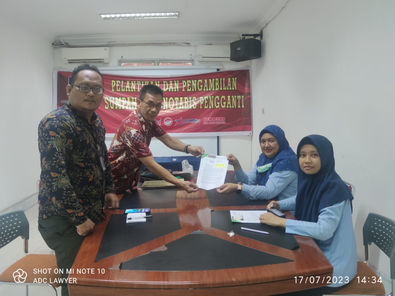 Notaris Frans Cory M. Ginting, SH.Mkn Dilapor ke Majelis