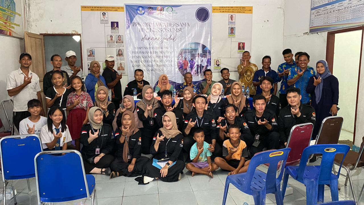 HMJ KESSOS FISIP UMSU Bangun Kampung Iklim Terpadu
