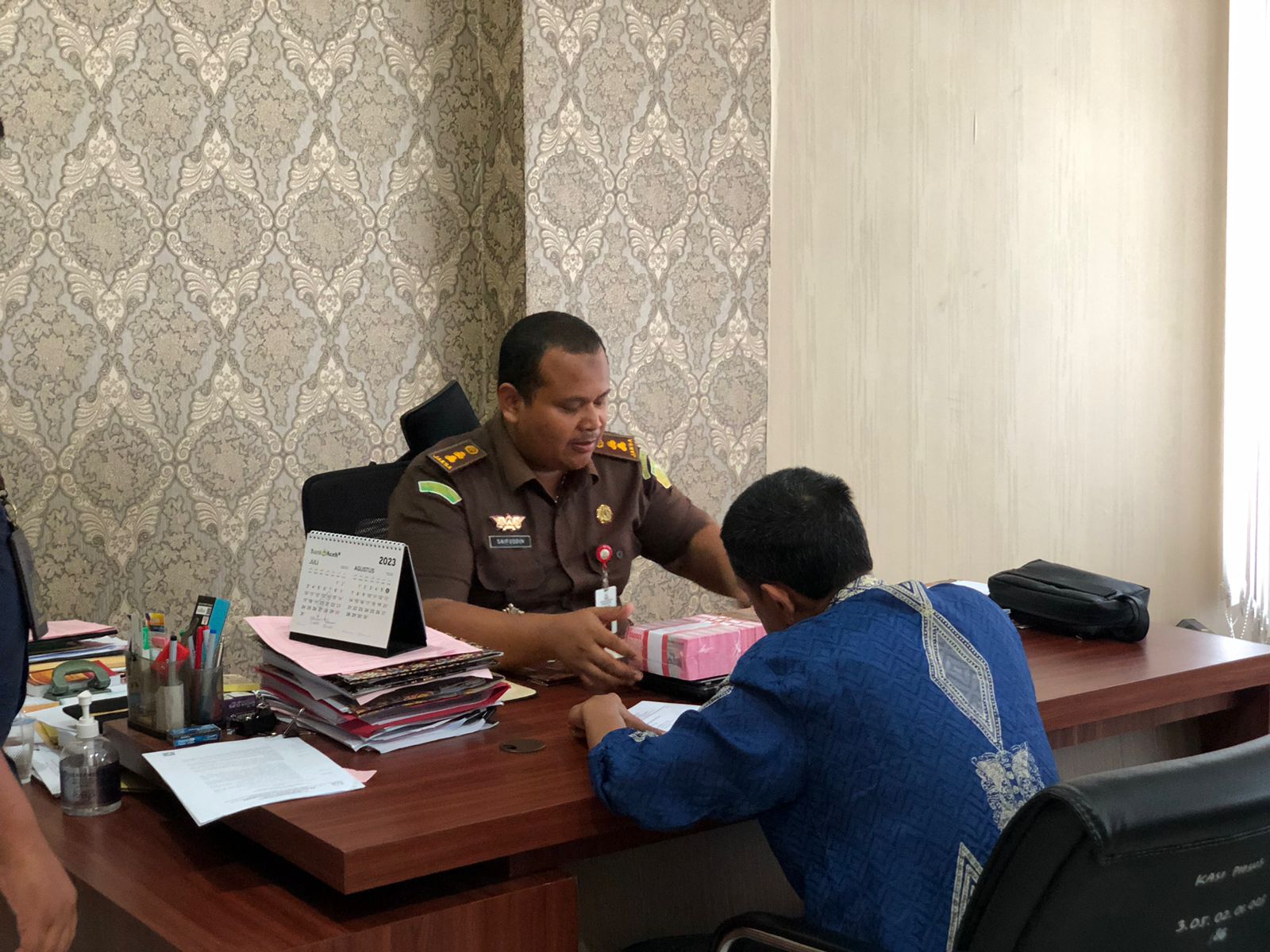 Sekdako Lhokseumawe Kembalikan Uang Dugaan Korupsi Rp238 Juta Ke Jaksa