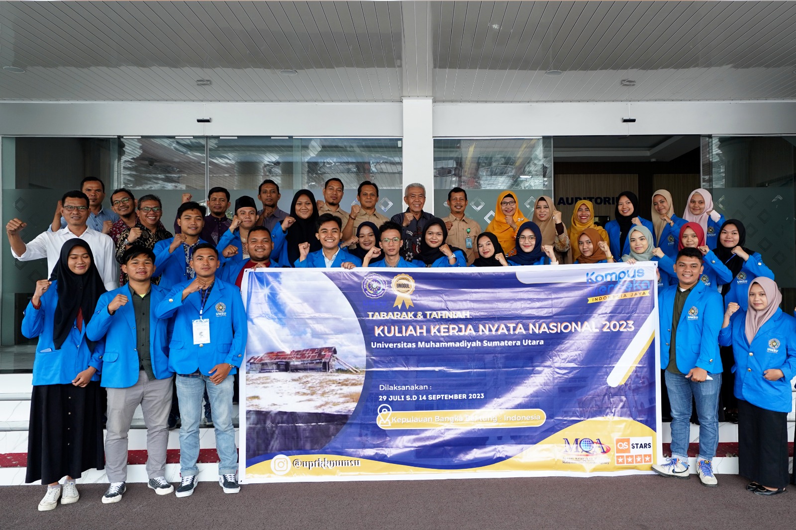 UMSU Lepas 23 Mahasiswa KKN MAS Bangka Belitung