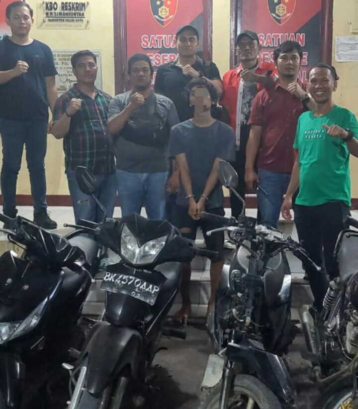Polres P. Siantar Ringkus Tersangka Curanmor