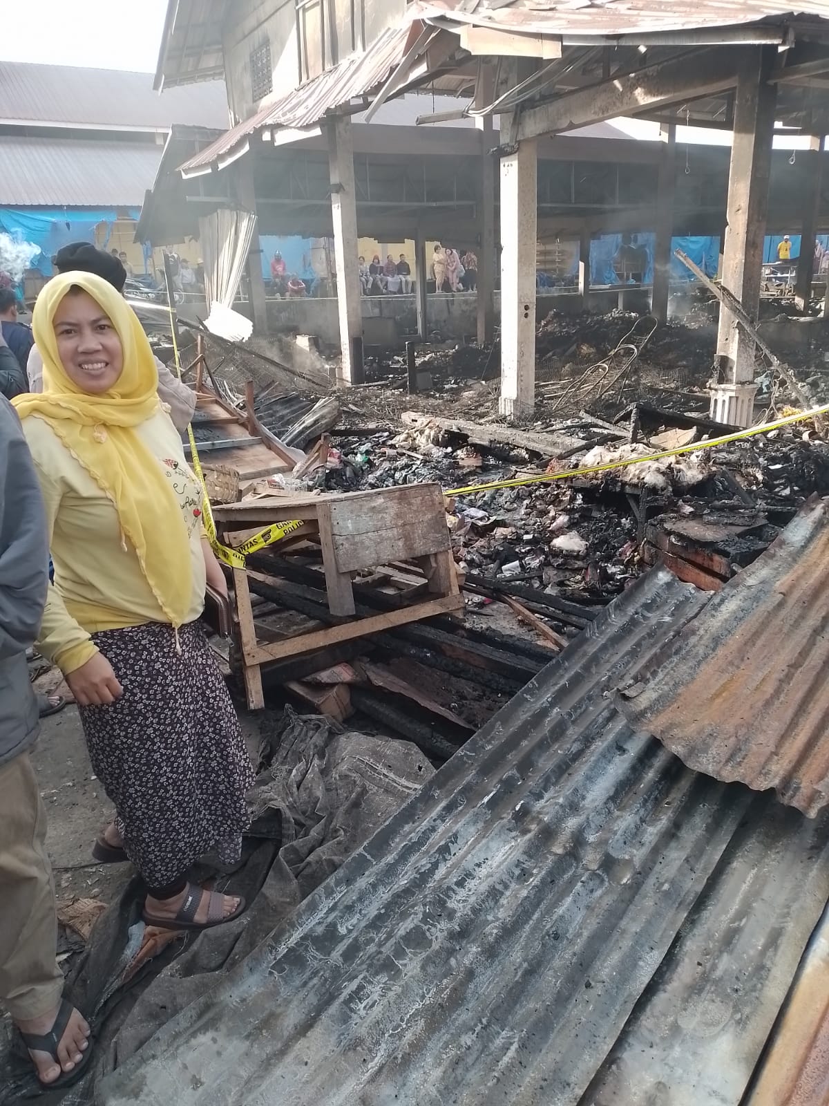Pasar Induk Sidikalang Terbakar