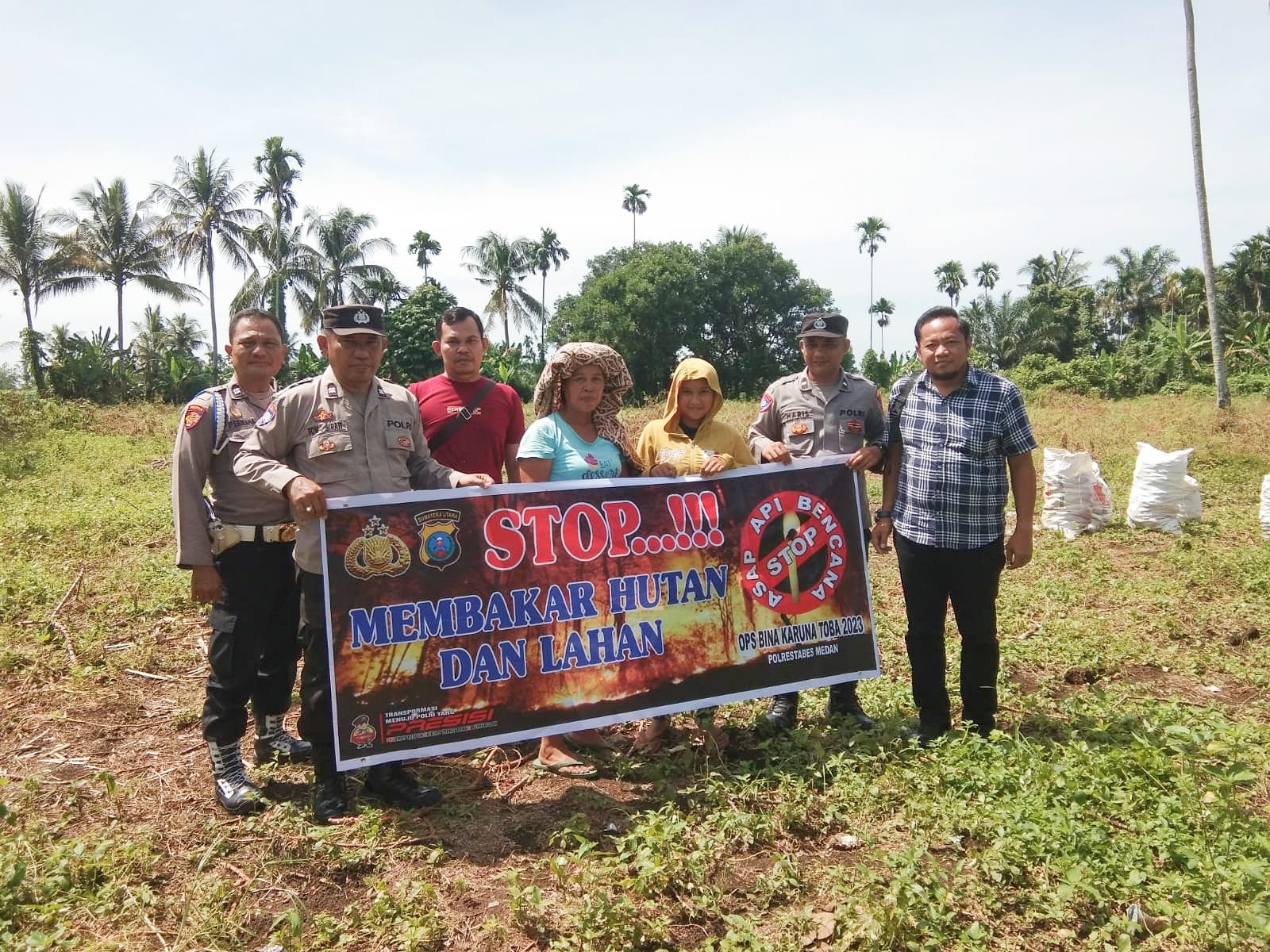 Gelar Operasi Karuna Toba 2023, Warga Diimbau Cegah Pembakaran Lahan