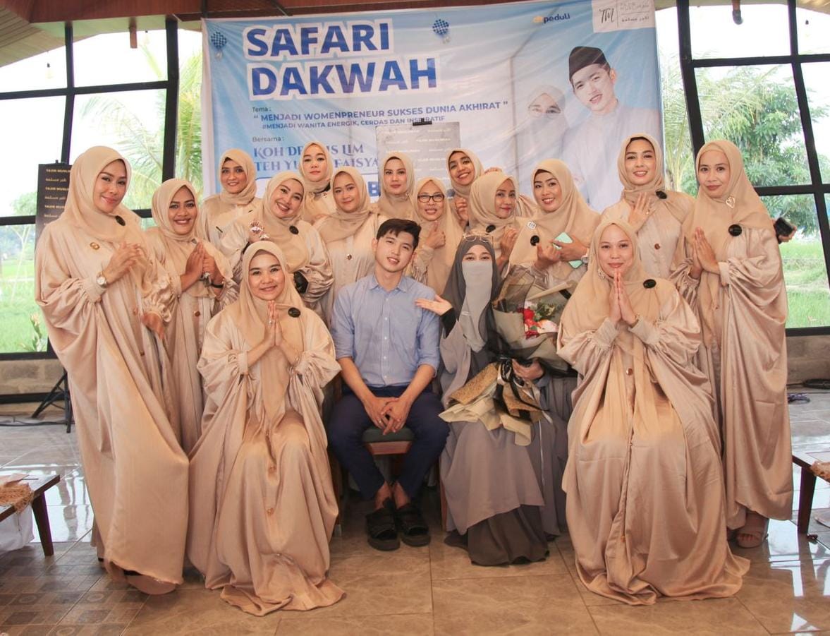 Tajir Muslimah Sumut Gelar Safari Dakwah Bersama Koh Dennis Lim
