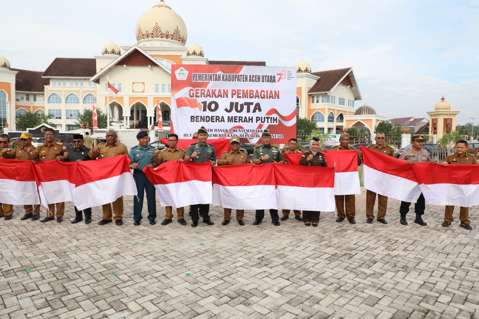 Pj Bupati Aceh Utara: "Ayo Kita Sukseskan HUT Ke-78 RI"