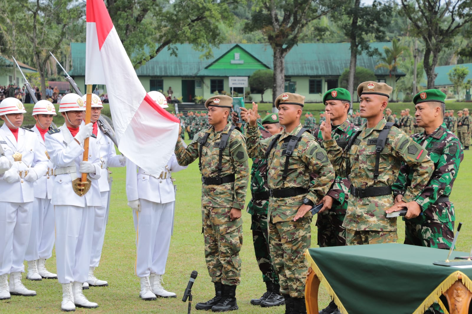 Pangdam I/BB Lantik 500 Orang Menjadi Komcad Matra Darat