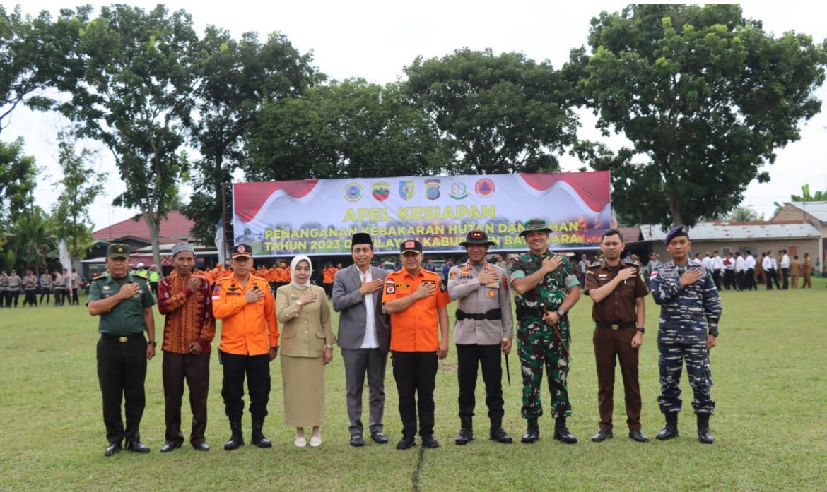 Kapolres Batubara Jadikan Sepeda Motor Alat Pemadam Kebakaran