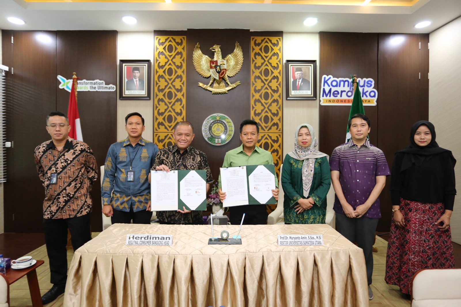 BRI-USU Tandatangan Perjanjian Kerjasama