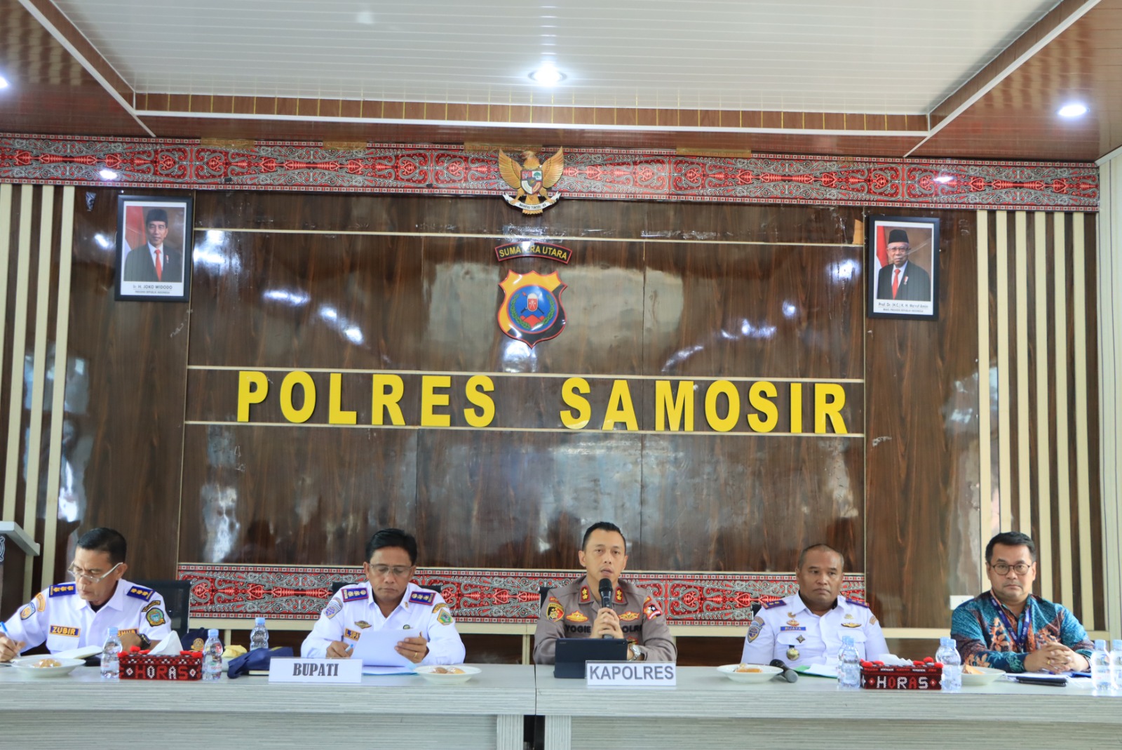Kapolres Samosir Pimpin Rakor