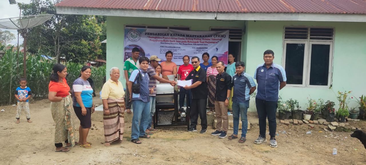 Unimed Bantu Petani Tingkatkan Produksi Pengolahan Buah Aren