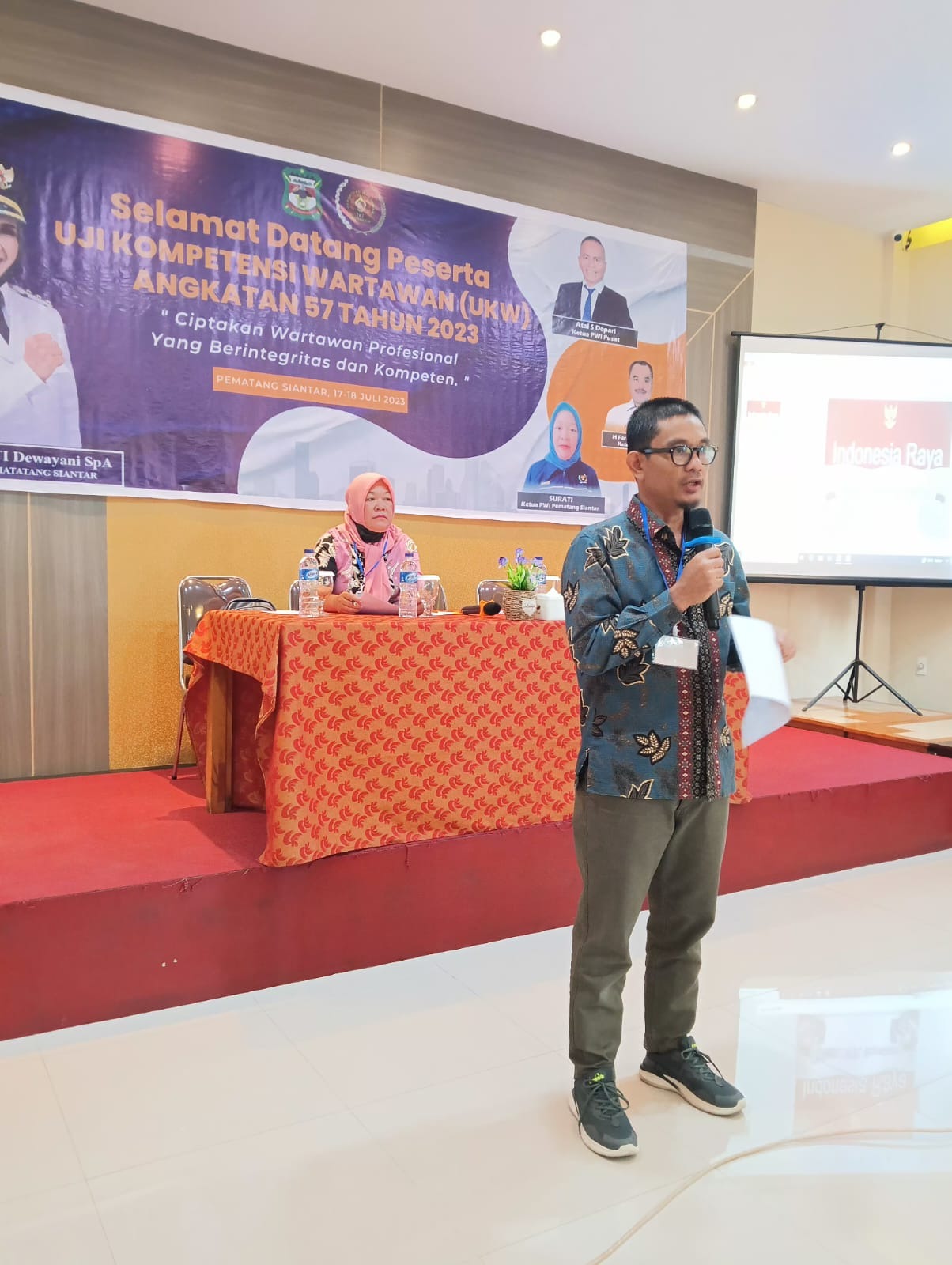 Dosen Fisipol UMA Beri Penguatan Kompetensi Wartawan Di Siantar