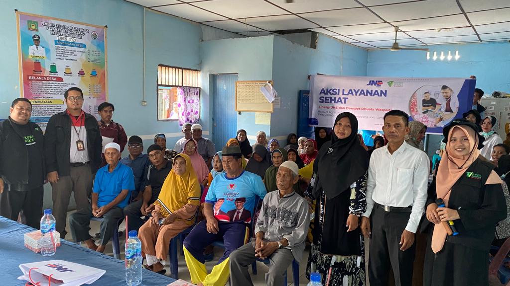 DD Waspada dan JNE Medan Gelar Aksi Layanan Sehat di Jaring Halus