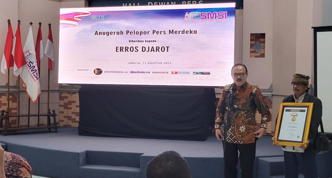 Budayawan Erros Djarot: Saya Kira Orang Pers Sudah Tak Punya Nyali