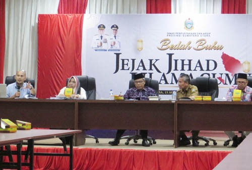 Dinas Perpustakaan Dan Arsip Gelar Bedah Buku “Jejak Jihad Ulama Sumut”