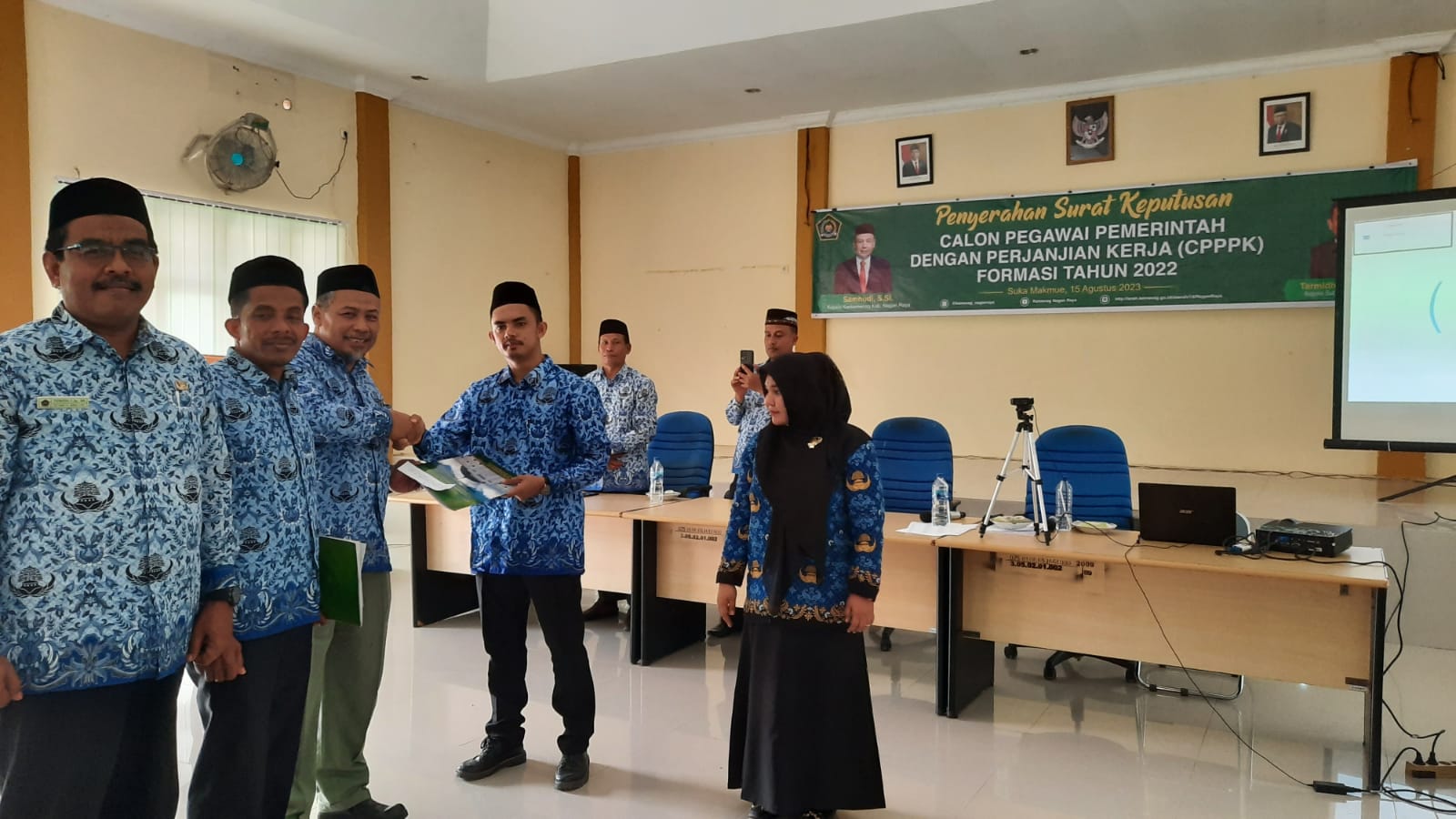 69 PPPK Kemenag Nagan Raya Terima SK, Ini Pesan Kemenag