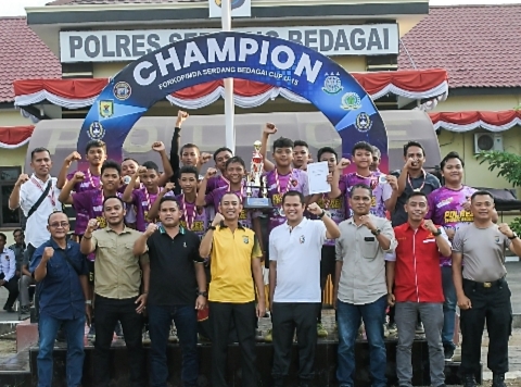 Satreskrim FC Kampiun Turnamen U-15 Piala Forkopimda Sergai Cup