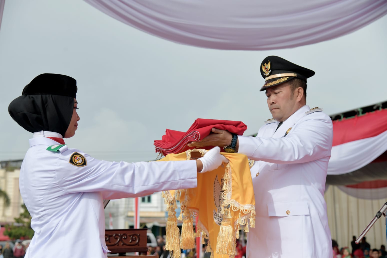 Upacara Peringatan HUT Ke-78 Kemerdekaan RI Di Bener Meriah Khidmat