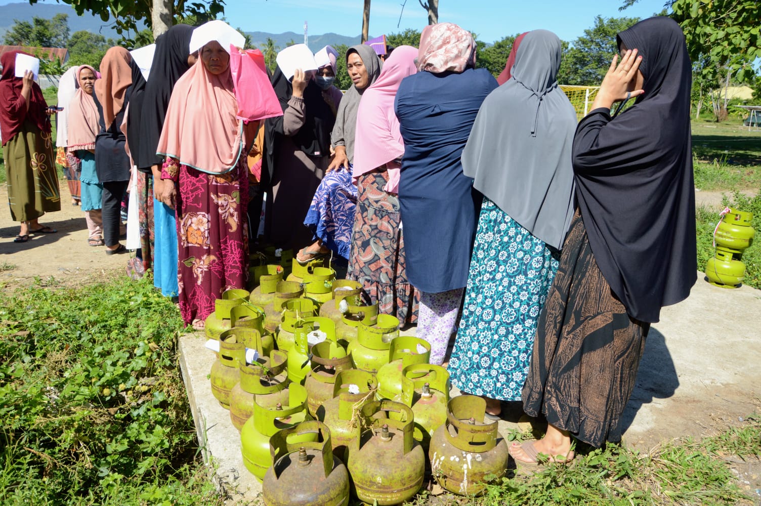 Operasi Pasar Gas Elpiji 3 Kg Di Tiga Kecamatan di Aceh Besar Berjalan Lancar