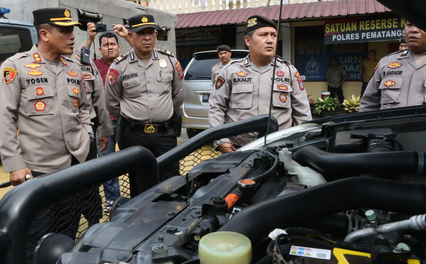 Kapolres P. Siantar Cek Randis R2 Dan R4 Serta Almatsus Sat Samapta