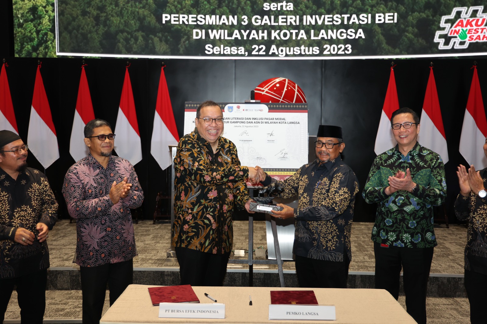 Pemko Langsa MoU Bersama BEI