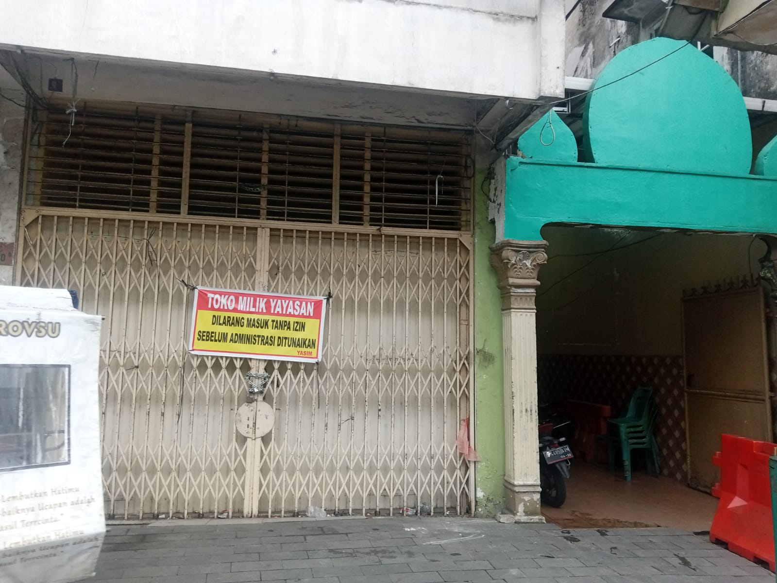 Masjid Ghuadiyah Akan Diperluas Yayasan Minta Penyewa Ruko Pindah