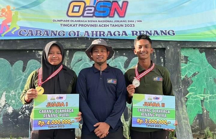 Siswa SMAN 3 Langsa Wakili Aceh Ke O2SN Renang Nasional
