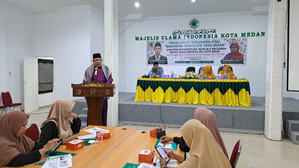 Gelar FGD, MUI Kota Medan Ajak Umat Melek Politik