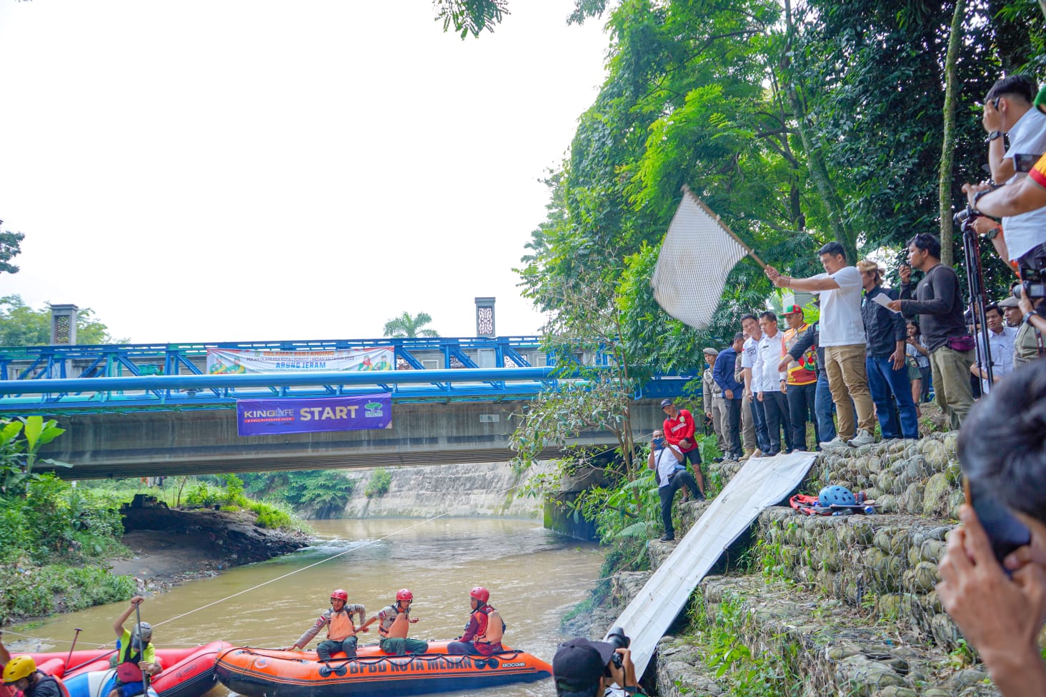 Dapat Lahirkan Atlet Arung Jeram Profesional, Bobby Nasution Ajak Masyarakat Jaga Lingkungan Sungai