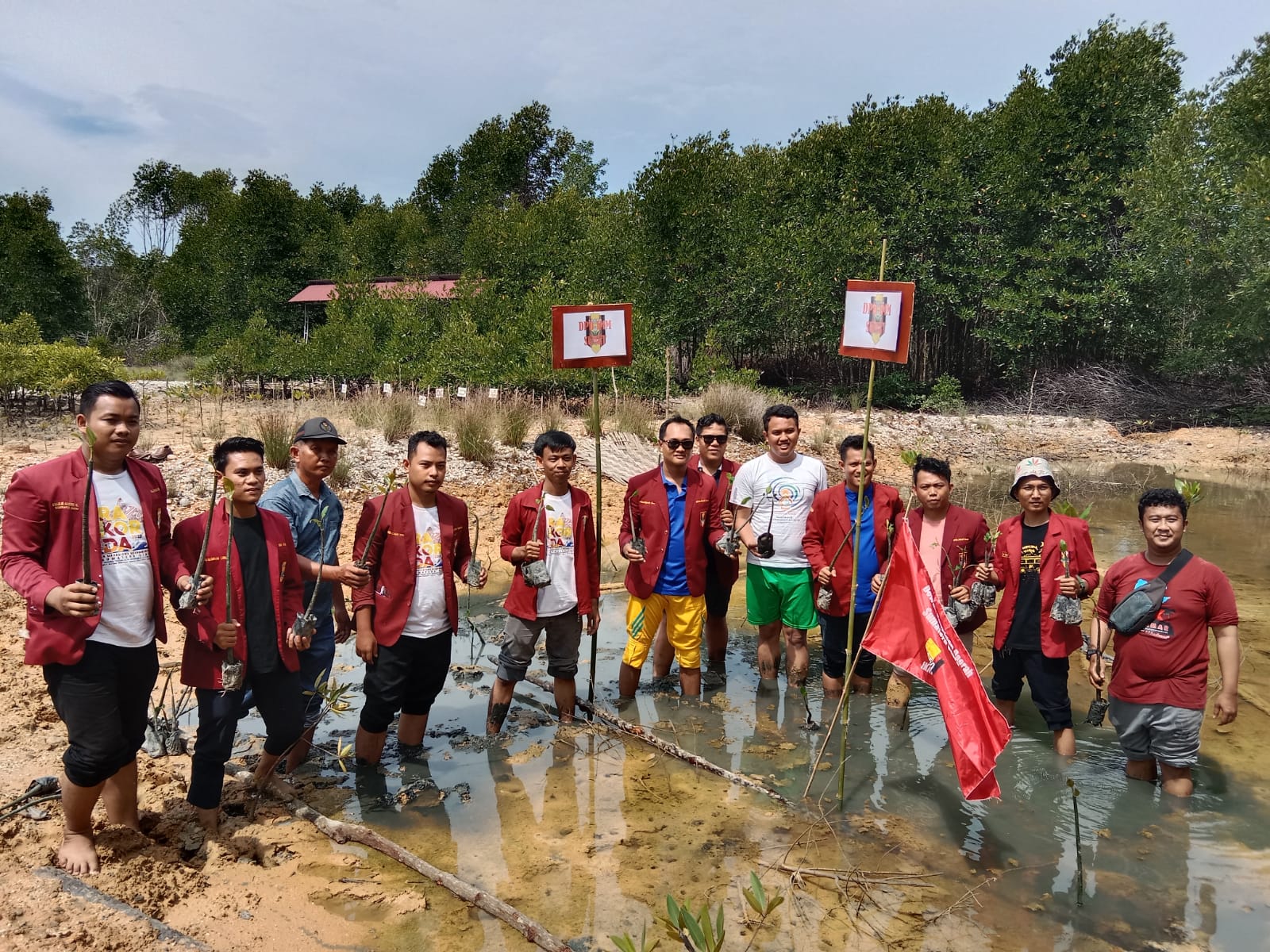 DPD IMM Sumut Tanam Mangrove Di Lubuk Kertang Kabupaten Langkat