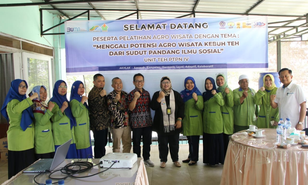 Dosen FISIP UMSU Lakukan PKM Ke Perkebunan Teh Sidamanik PTPN IV