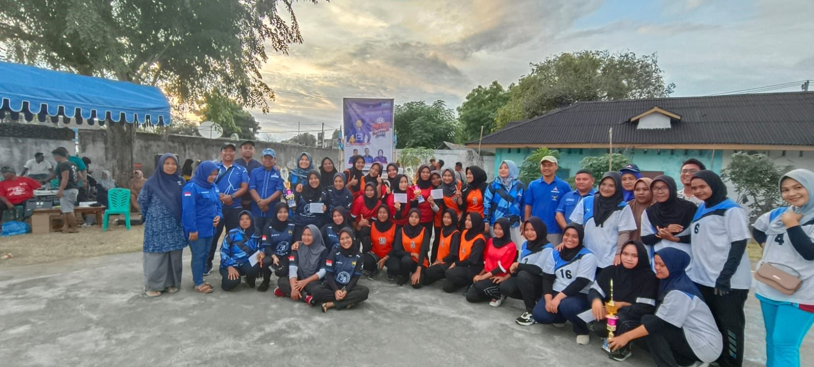 Tim Voli Putri Cot Ba'u Sabang Juara 1 AHY Cup