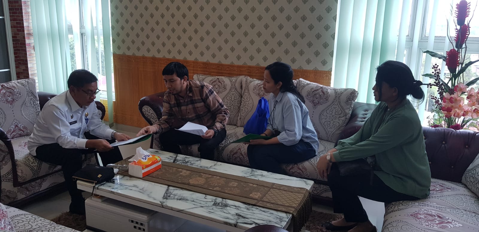 Kepala BPJamsostek Audiensi Sekda Tebing Tinggi
