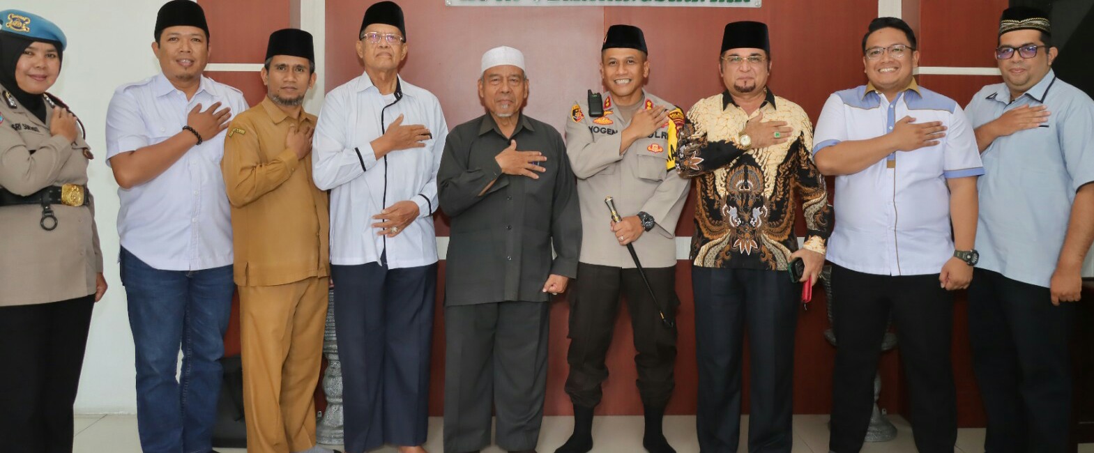 Ketua MUI P. Siantar Dukung Kapolres Jaga Kerukunan Dan Kekondusifan
