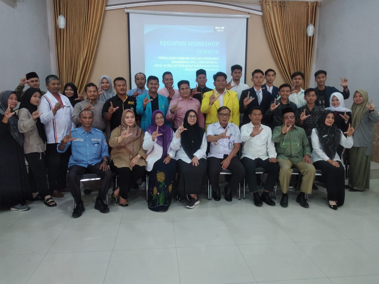 BNN Kota Langsa Workshop Tematik P4GN