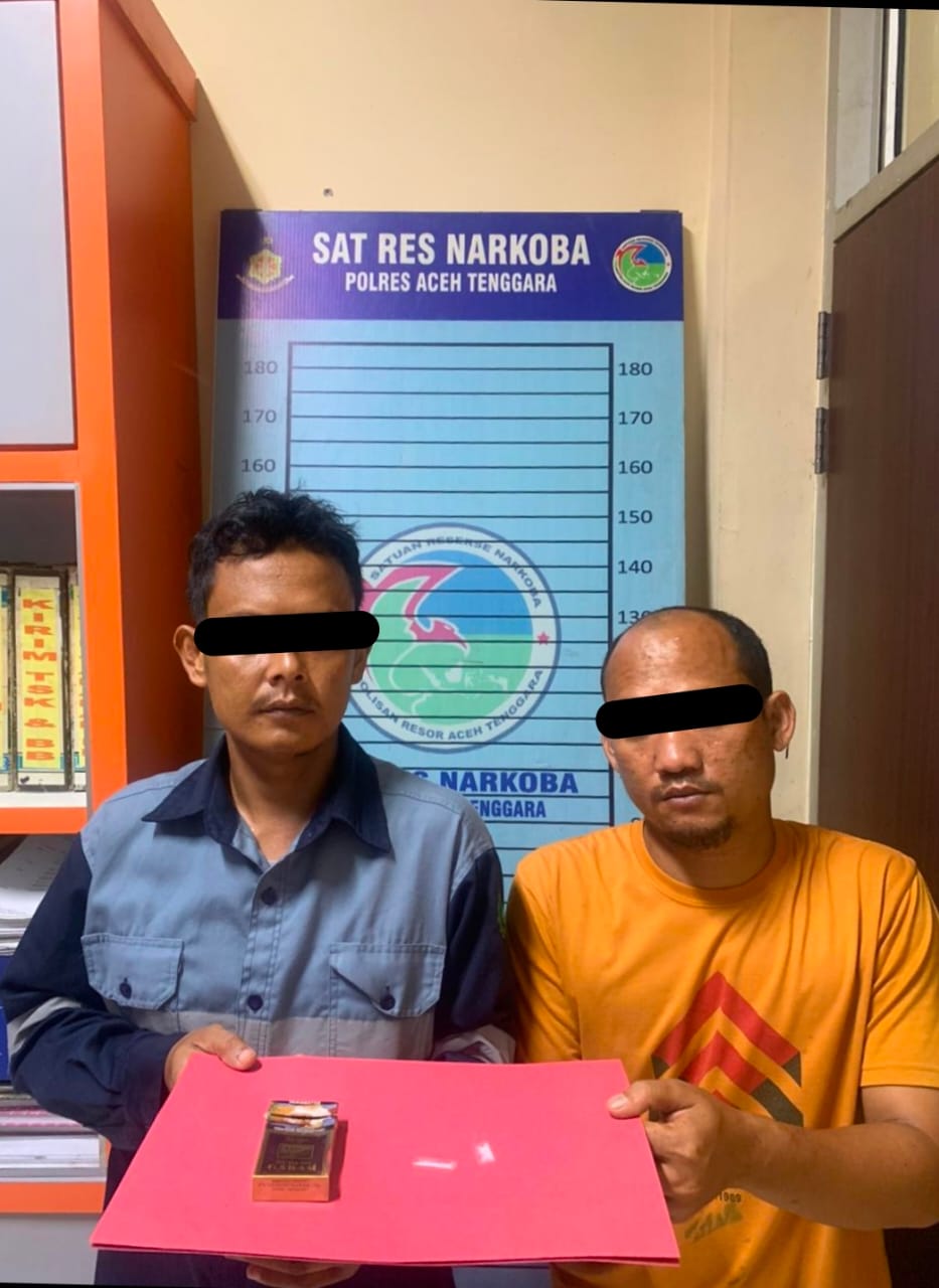 Polres Agara Amankan Dua Tersangka Pemilik Sabu