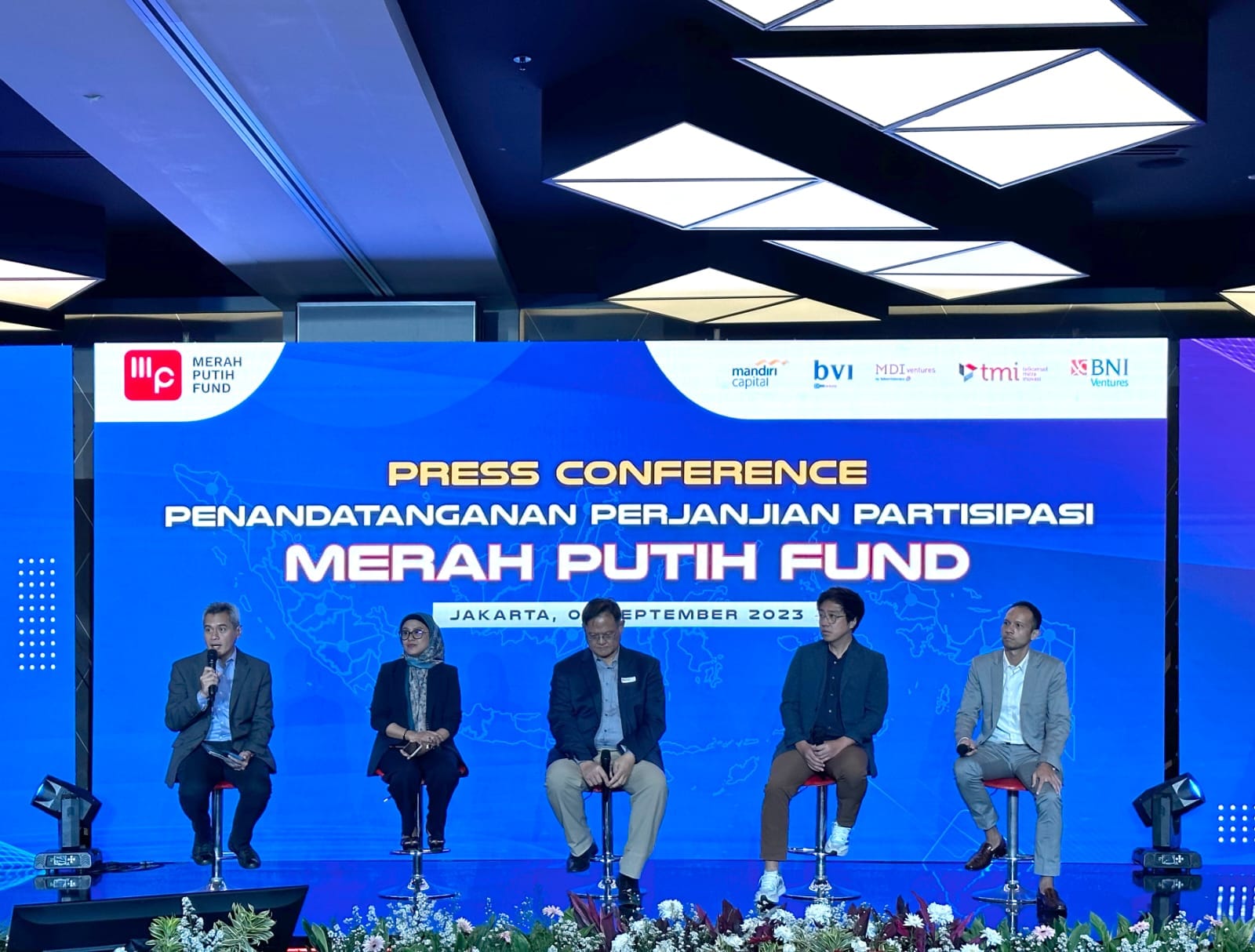 Partisipasi TelkomGroup Dukung Pendanaan Startup Nasional melalui Peresmian Merah Putih Fund