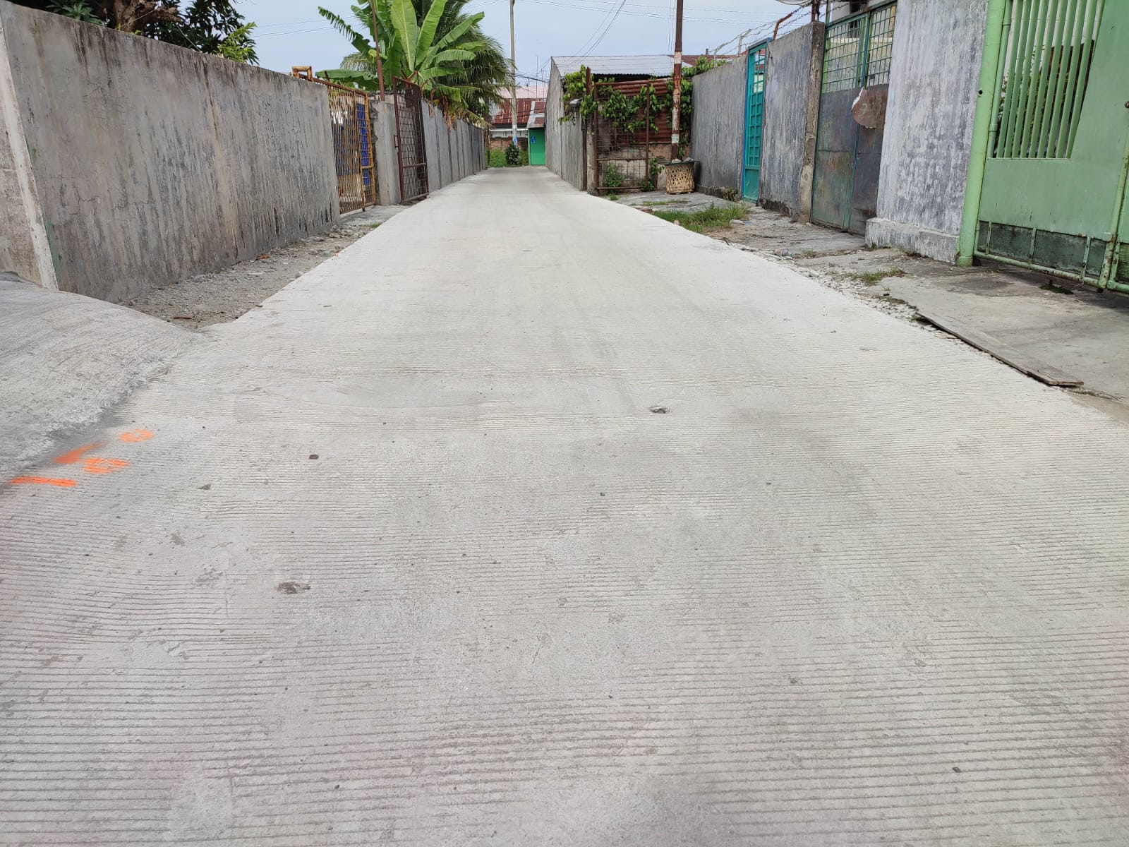 Pemko Beton Jalan di Medan Marelan