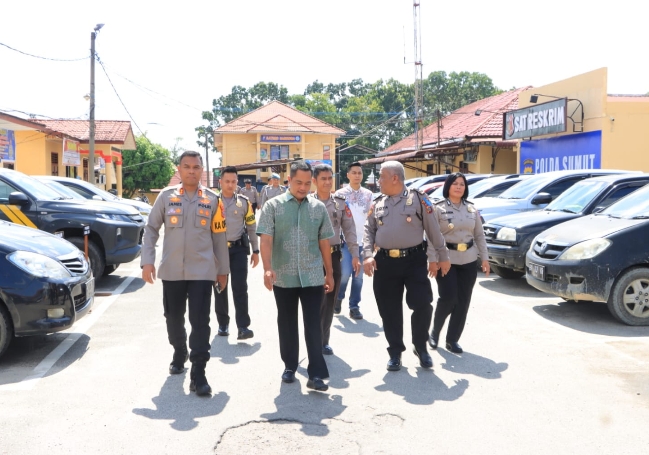 Polres Labuhanbatu Terima Tim Survei Evaluasi Pelayanan Masyarakat Poldasu