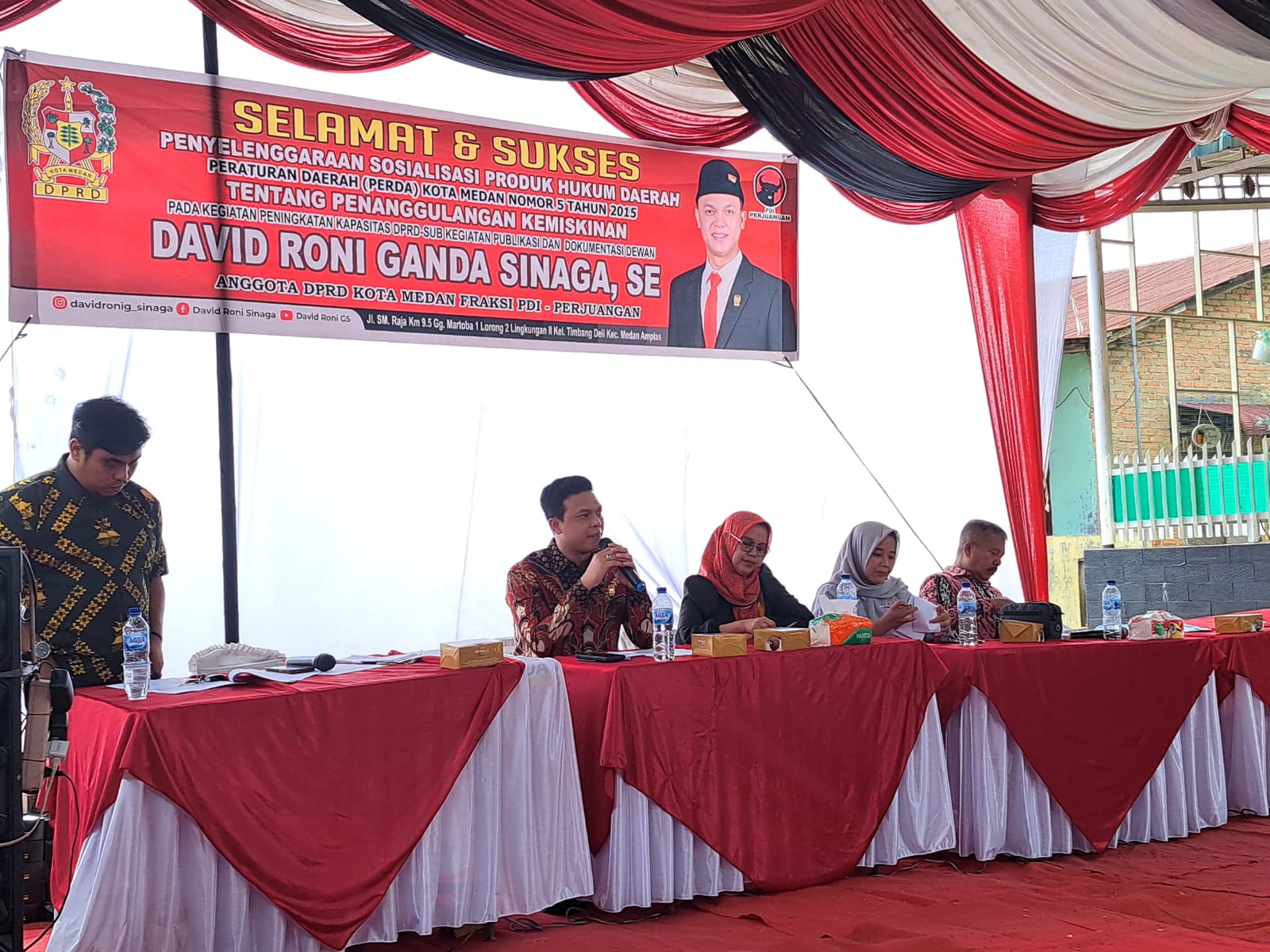 Sosperda Penanggulangan Kemiskinan, David Roni Ganda Berharap Hak Warga Dapat Terpenuhi