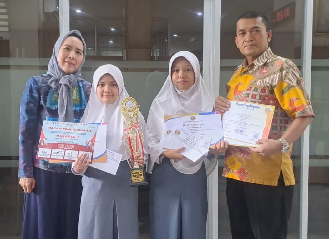 Siswa SMA Harapan Raih 2 Medali Emas, 1 Perak OSAN