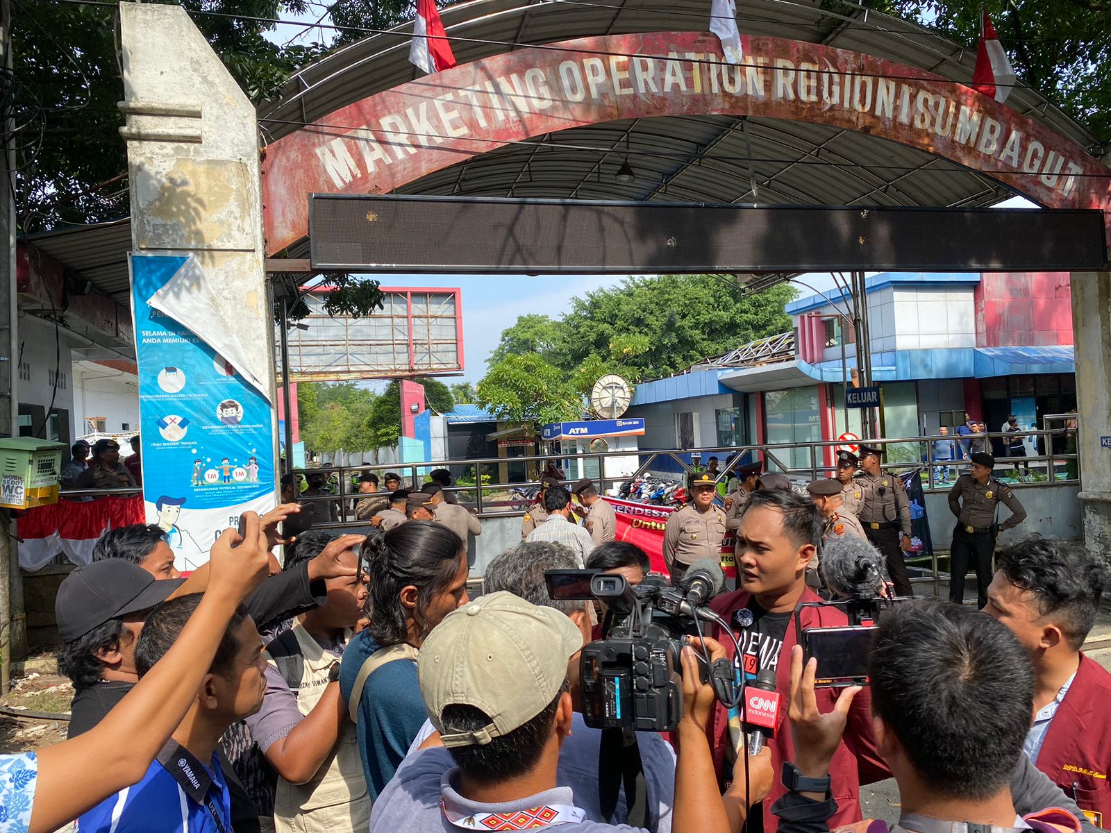 Pertamina Sumbagut Sama Sekali Tidak Tahu Tuntutan Aksi