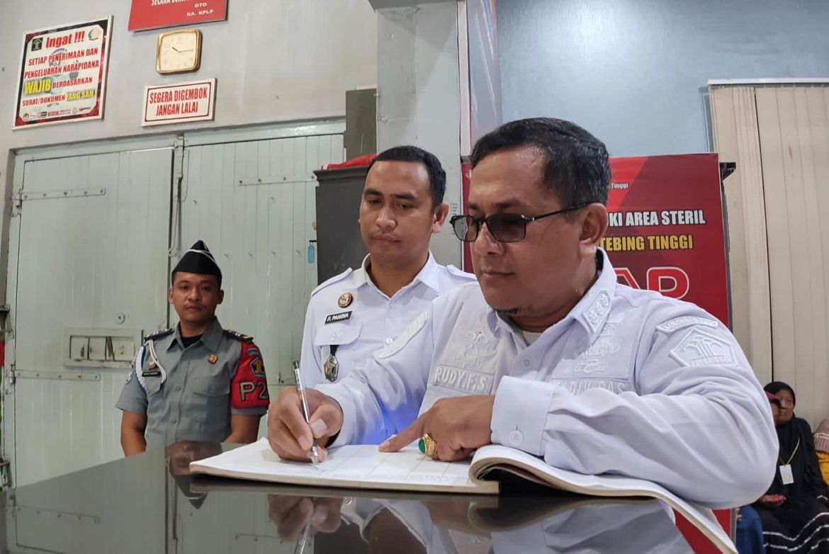 Kinerja Pegawai Lapas Tebingtinggi Diapresiasi