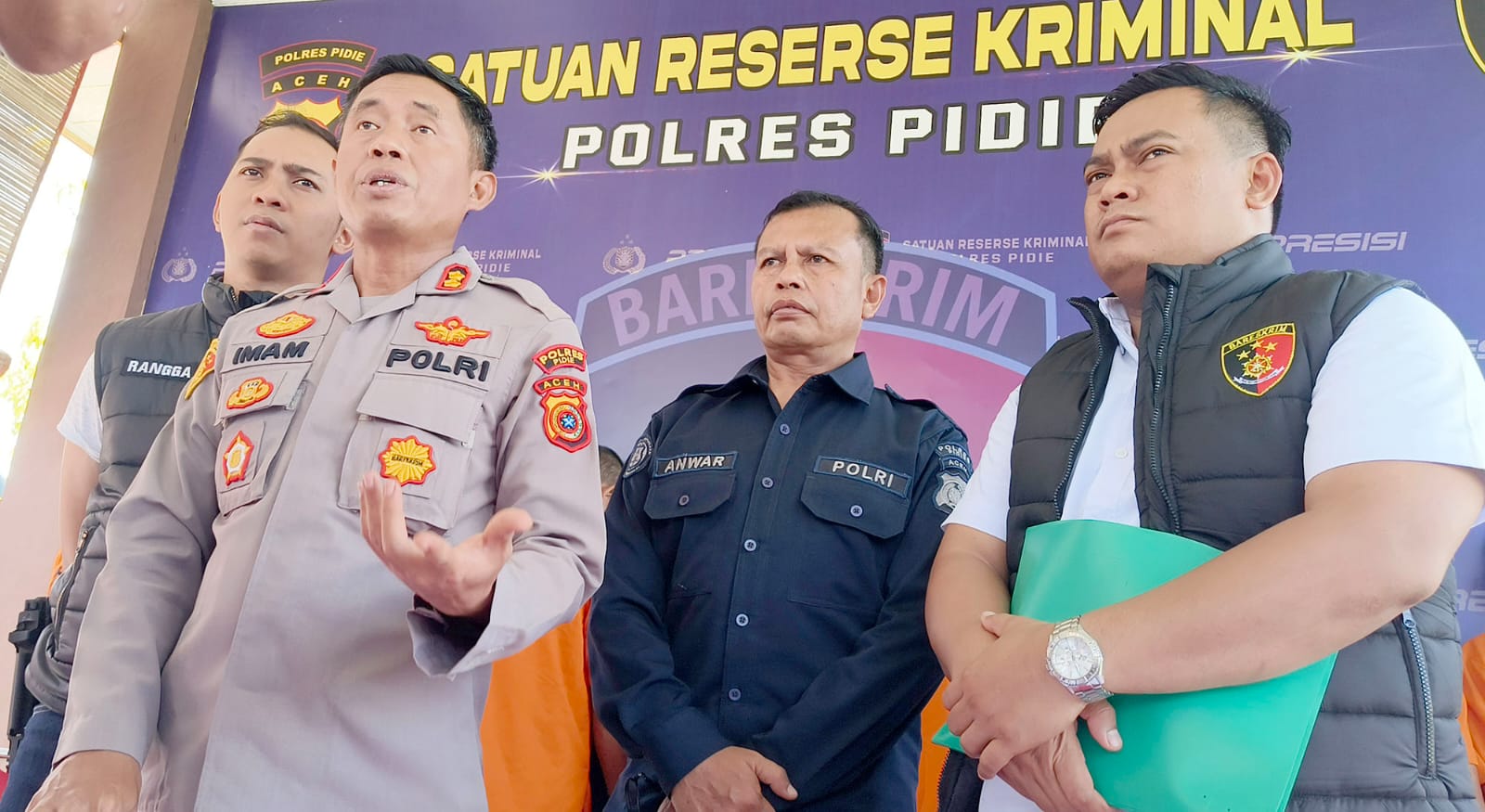 Polres Pidie Ungkap Sejumlah Kasus Kejahatan