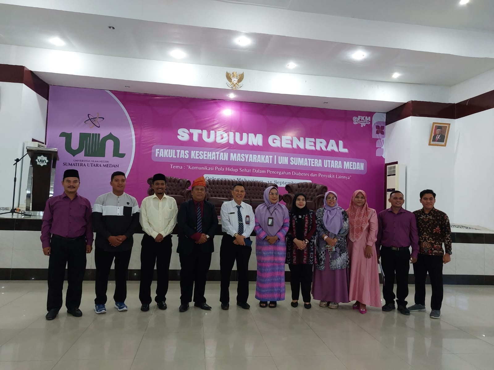 Mahasiswa UIN SU Diedukasi Komunikasi Pola Hidup Sehat Dalam Pencegahan Diabetes